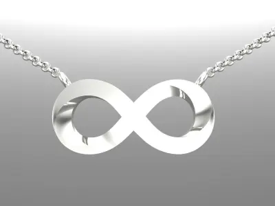 Pendant P12 The luxury female pendant 3D print model