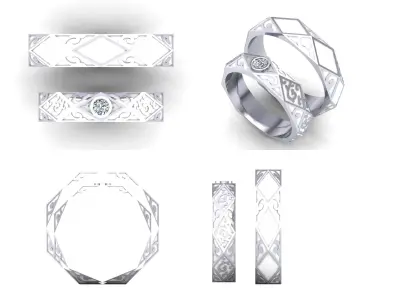 Ring  rk98 3D print model