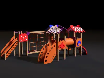 Childrens play complex 3D model get