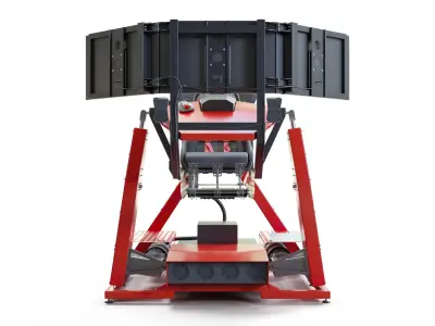 Racing Game Simulator motion sim 3D model