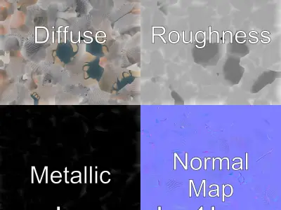 3D Baby Elephant Sculpture Figurine Low-poly 3D model