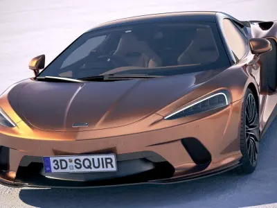 McLaren GT 2020 3D model get