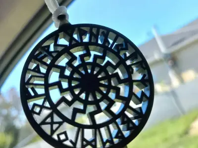 Slavic pendant neck decoration or  car decoration 3D print model