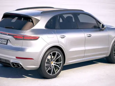 Porsche Cayenne Hybrid 2018 3D model