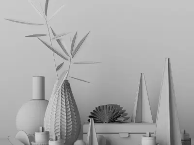 Decorative set Y1 3D model