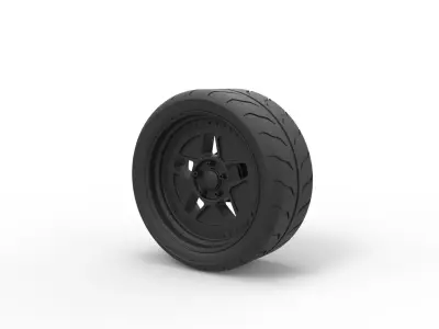 Wheel from Hoonicorn RTR 3D print model