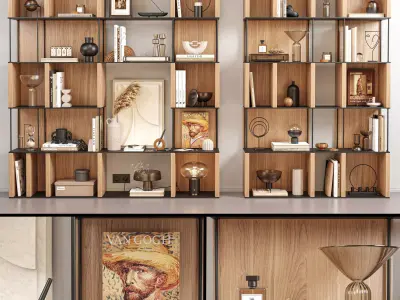  Interior Design Decorative 002 3D model