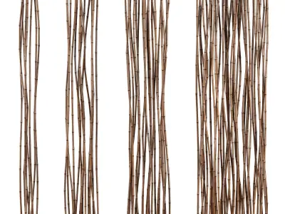 Bamboo low decor n7 3D model