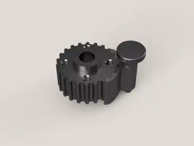 Locking tool with a gear for crankshafts OEM T10050 3D print model