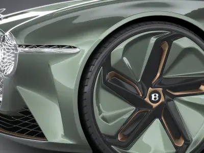 Bentley EXP 100 GT Concept 2019 3D model