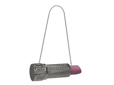 Lipstick Purse Clutch Bag Low-poly 3D model