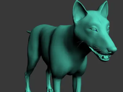 Wolf High Detailed 3D model