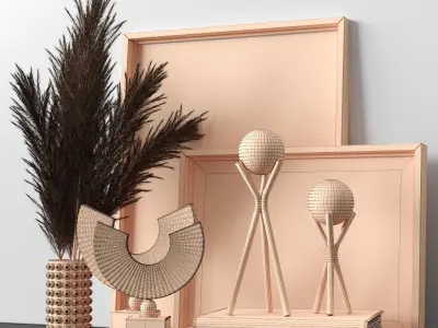 Decorative sets 015 3D model