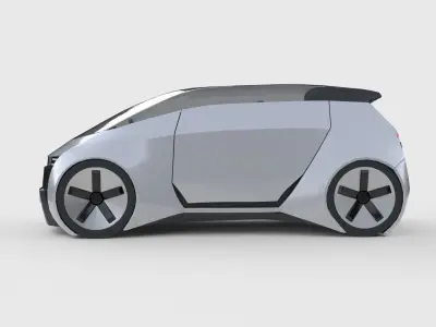Autonomous Compact MPV EV 3D model