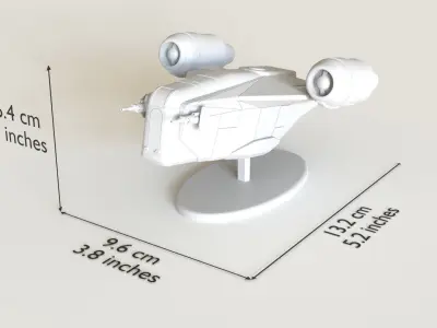The Mandalorian Razor Crest  3D print model