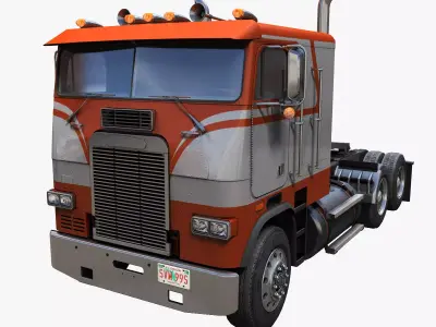 Freightliner FLT Low-poly 3D model