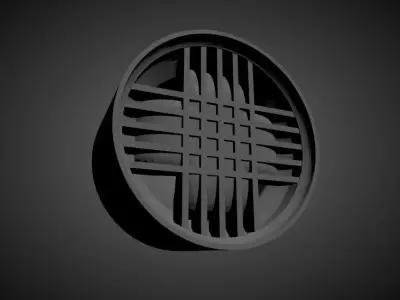 Melber Giugiaro Trama scalable and Printable rim 3D 3D print model