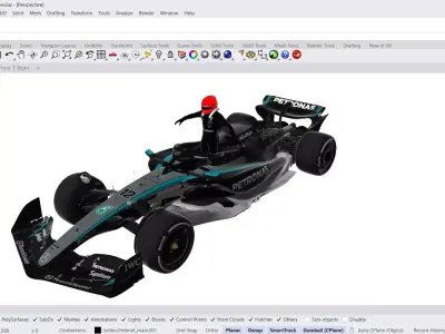 Mercedes W16  2025 3D model