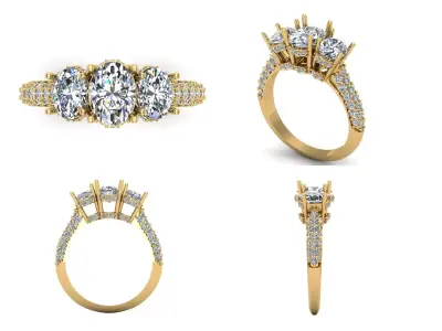 Ring ri1244 3D print model