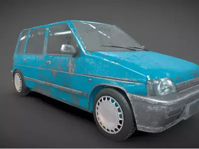 TICO car Low-poly 3D model