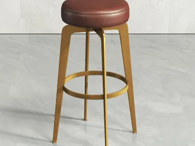 Bar Stool 110 Low-poly 3D model