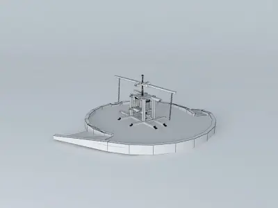 Animal Mill on Estate Whim St Croix USVI 3D model