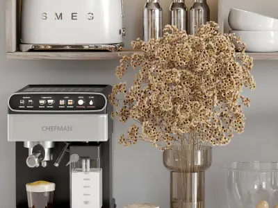 kitchen accessories N061 3D model