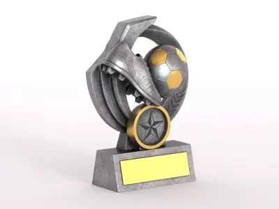 Football Trophy 3D model