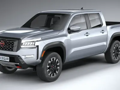 Nissan Frontier 2022 3D model