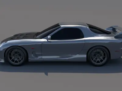 rx7 street style 3D model