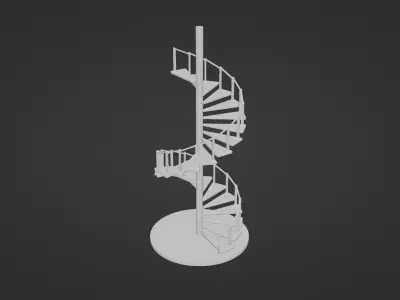 Spiral Staircase 3D model