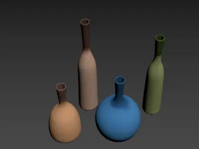 Provence Soft Gradient Vase 3D model