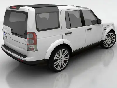 Land Rover Discovery 4 Low-poly 3D model