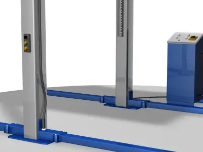  Two tier car parking 3D model