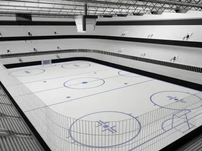 Ice Hockey Stadium 3D model