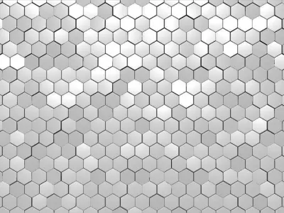 Dekowall Hexagon Tiles 3D model