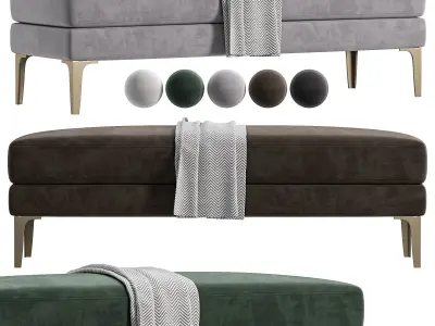 Tiffany Bench By Cazarina 3D model