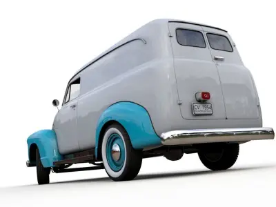 CHEVY 3100 PANEL VAN 1954 3D model