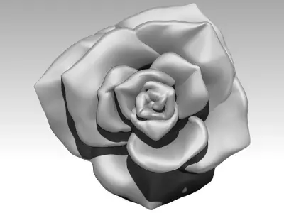 High detailed Rose ver2 3D print model