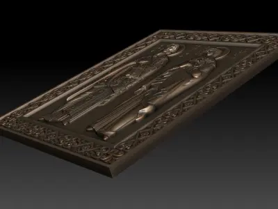 Saints Cyprian and Justina 3D model