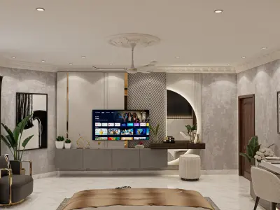 modern bedroom design interior renders 3D model