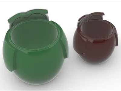 Owl Planter 3D model
