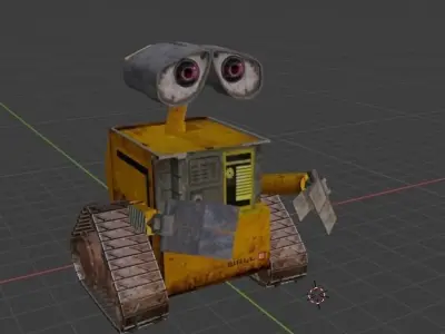 wall-e wall e robot Free 3D model