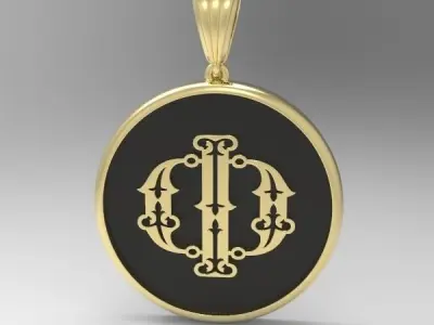 Decorative Letter Ph 3D print model