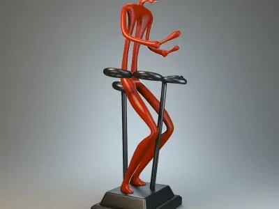 Sculpture Drummer 3D model