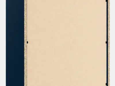 SKRUVBY Cabinet with doors Low-poly 3D model