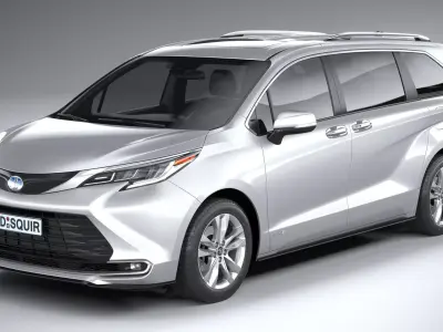 Toyota Sienna 2021 3D model