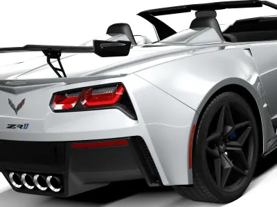 Chevrolet Corvette ZR1 Convertible 2019 3D model