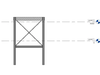 Silo Design High Detail Revit Structure Model 3D model