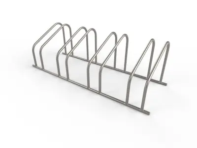 Bike Rack M06 Low-poly 3D model
